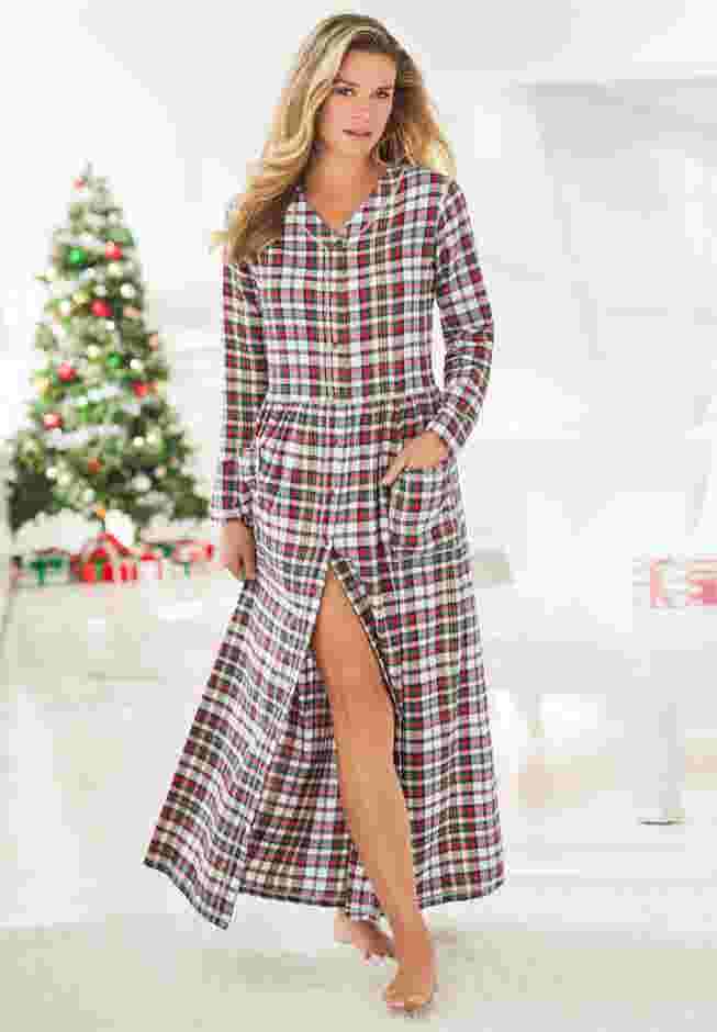 Flannel Plaid Lounger  image number 0
