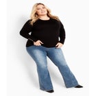 Lara Button Sweater image number null