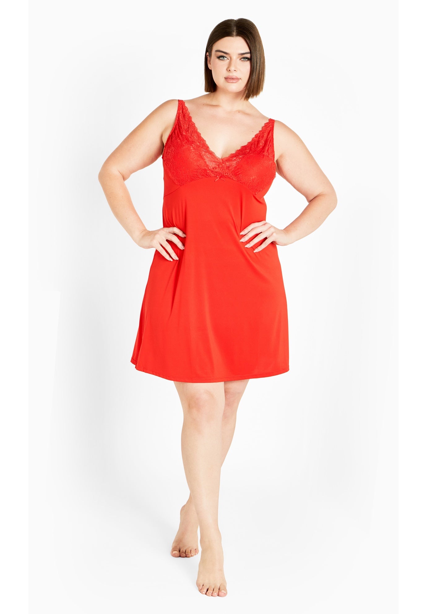 Sexy Lace Chemise image number 0