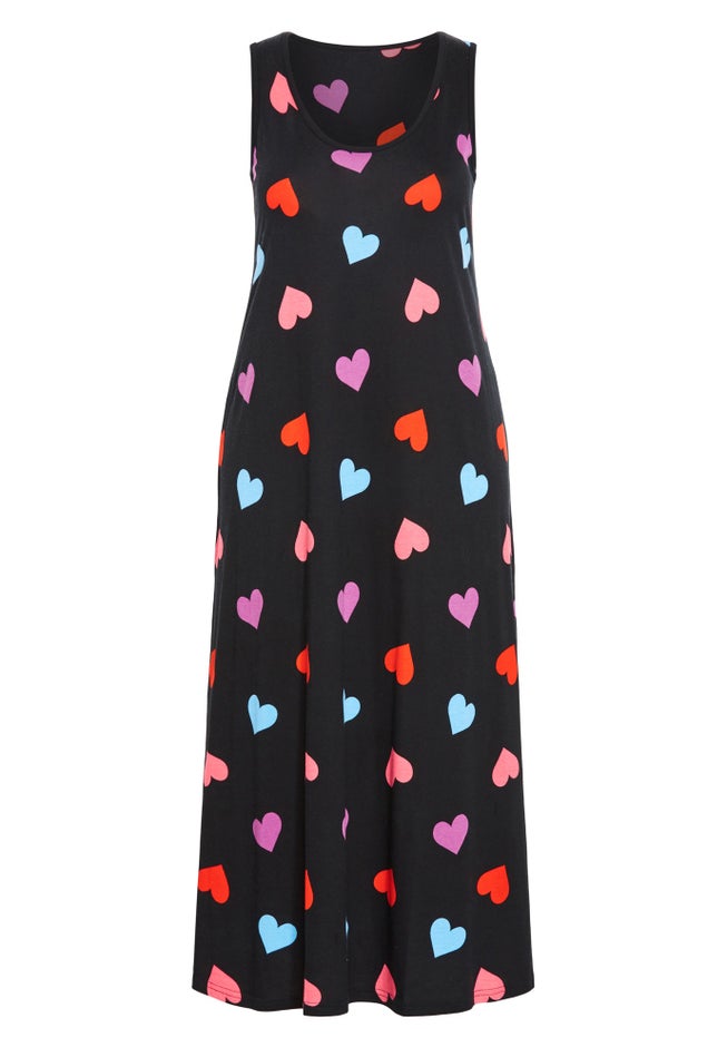 Sleep Heart Maxi Dress image number null