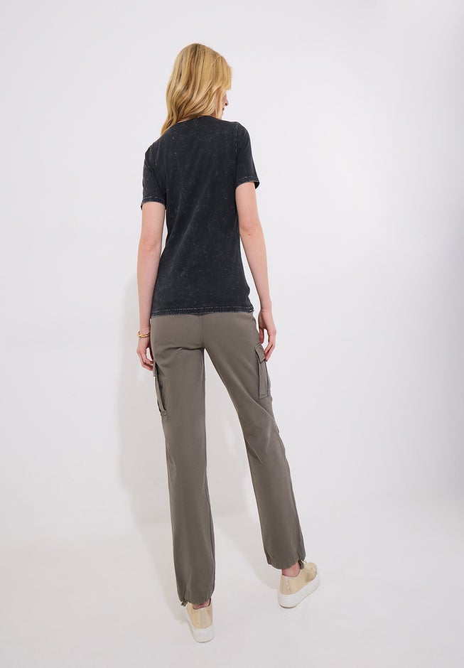 Stretch Cotton Graphic Tee image number 1