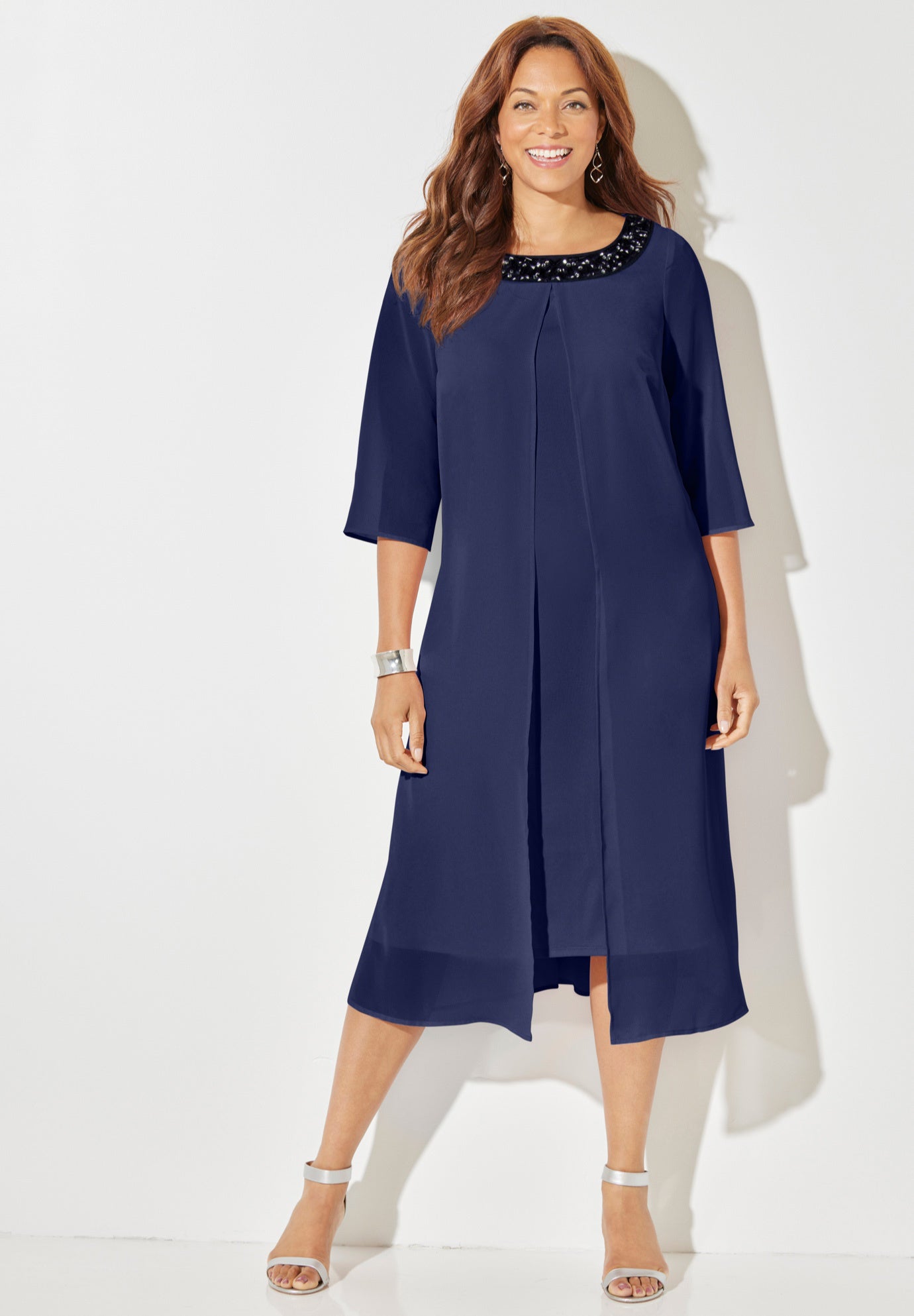 Midnight Dazzle Flyaway Dress image number 0
