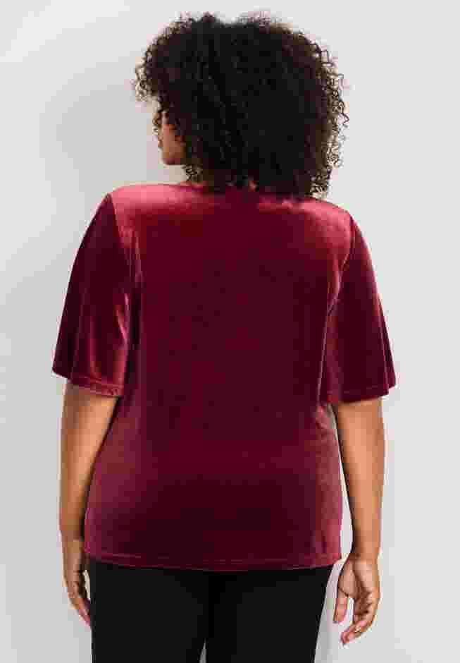 Kimono Velour Sleeve Tee image number 3