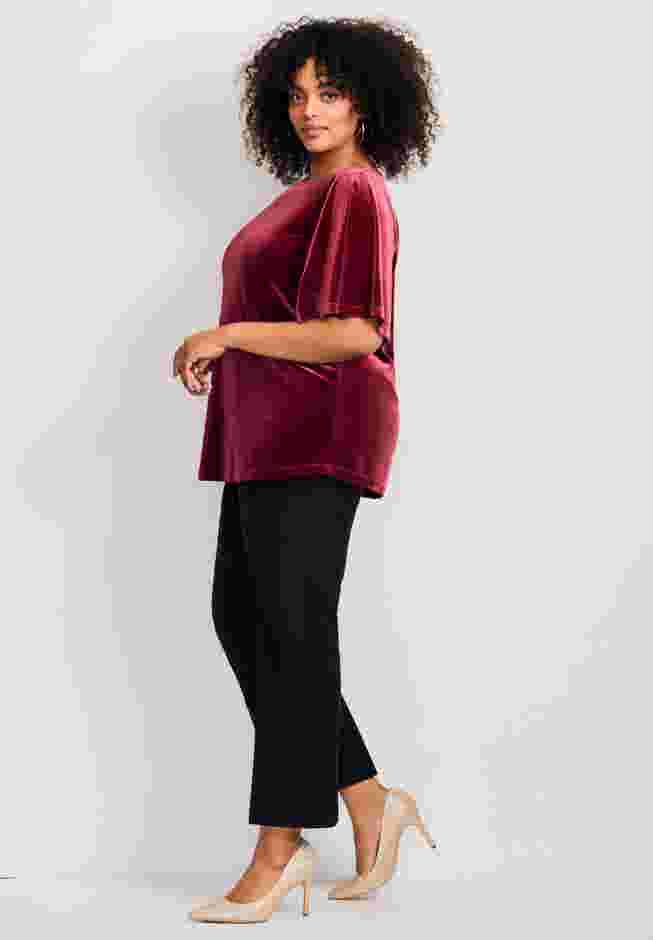 Kimono Velour Sleeve Tee image number 2