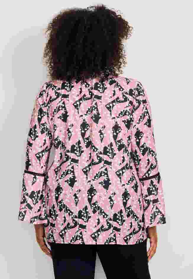 Button Front Poet Blouse image number 2
