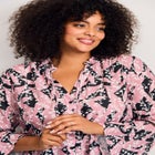 Button Front Poet Blouse image number 4