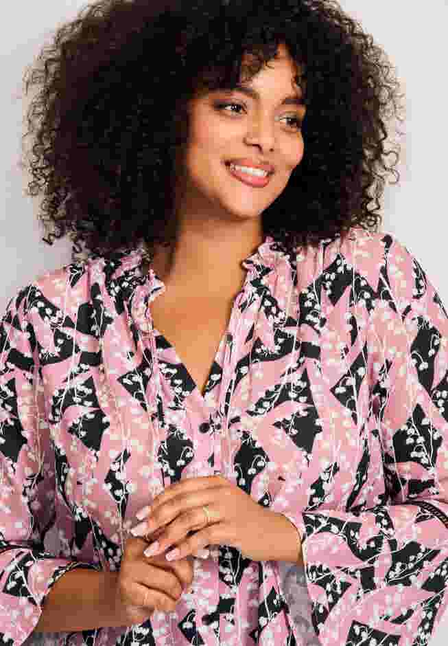 Button Front Poet Blouse image number 4