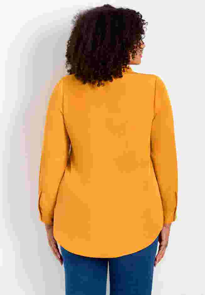 Pleated Button Down Shirt image number 1