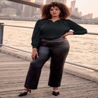 Chain Detail Satin Top image number null