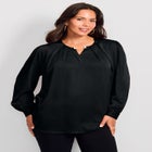 Chain Detail Satin Top image number null