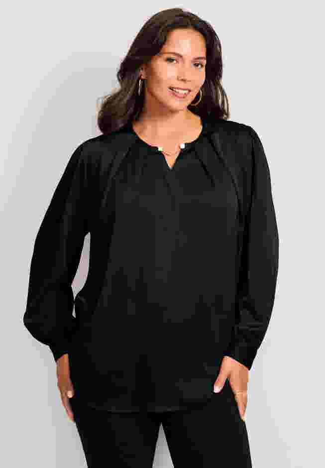 Chain Detail Satin Top image number 0