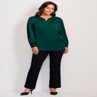 Chain Detail Satin Top image number null