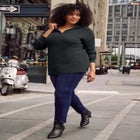 Half-Zip Pullover Sweater image number null