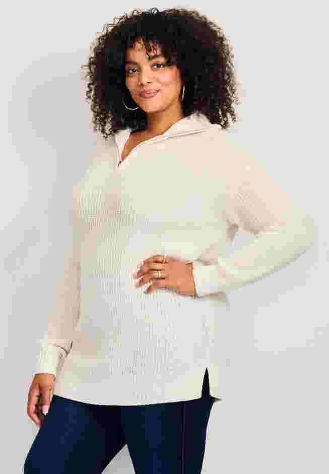 Half-Zip Pullover Sweater image number 3