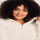 Half-Zip Pullover Sweater image number null