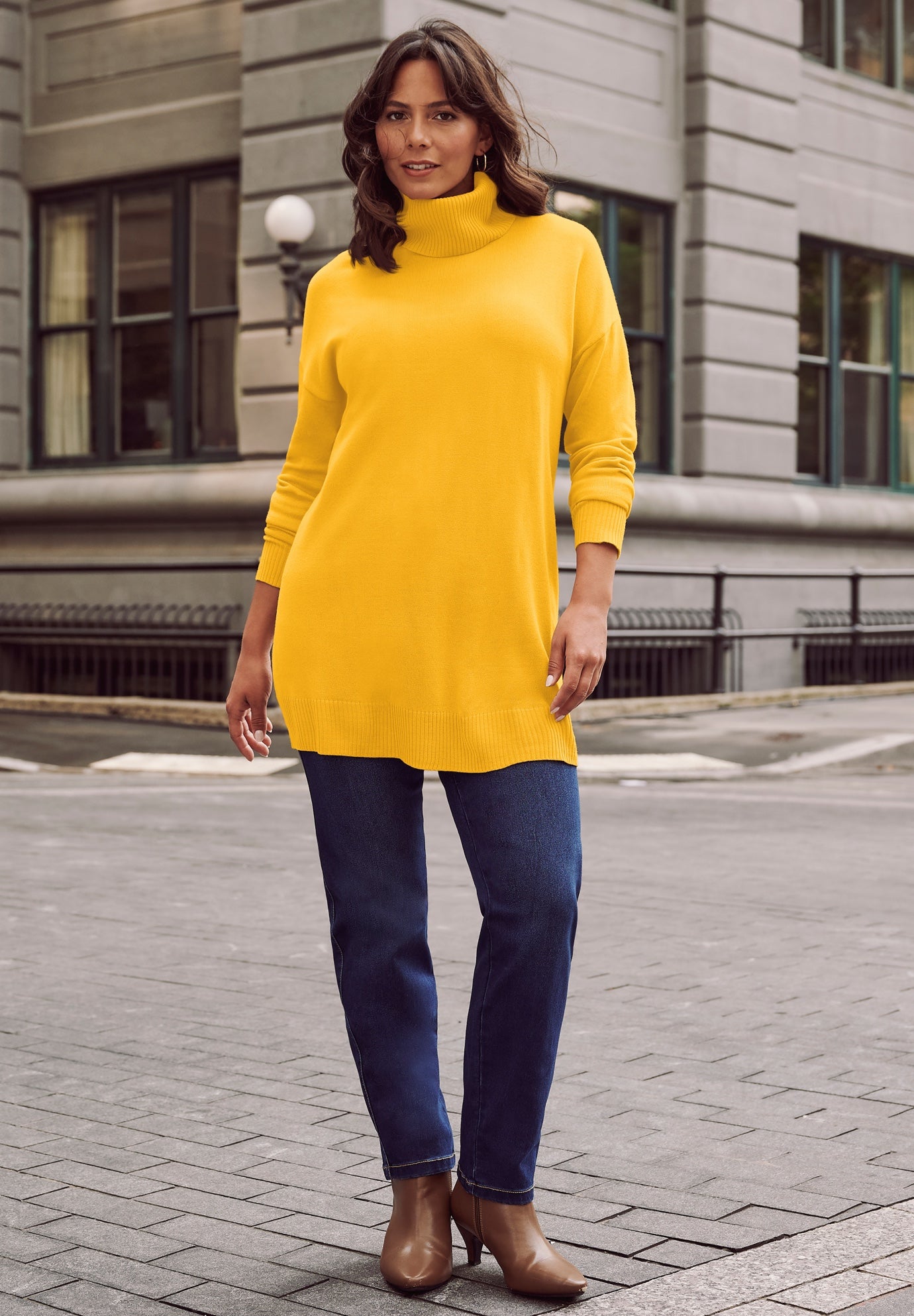 トップス The Row Yellow Silk Turtleneck Tunic Top トップス The Row Yellow Silk Turtleneck Tunic Top トップス The Row