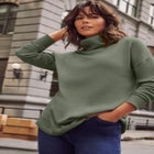 Turtleneck Tunic Sweater image number 0