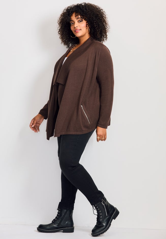 Cascade Cardigan Zipper Pocket image number 1