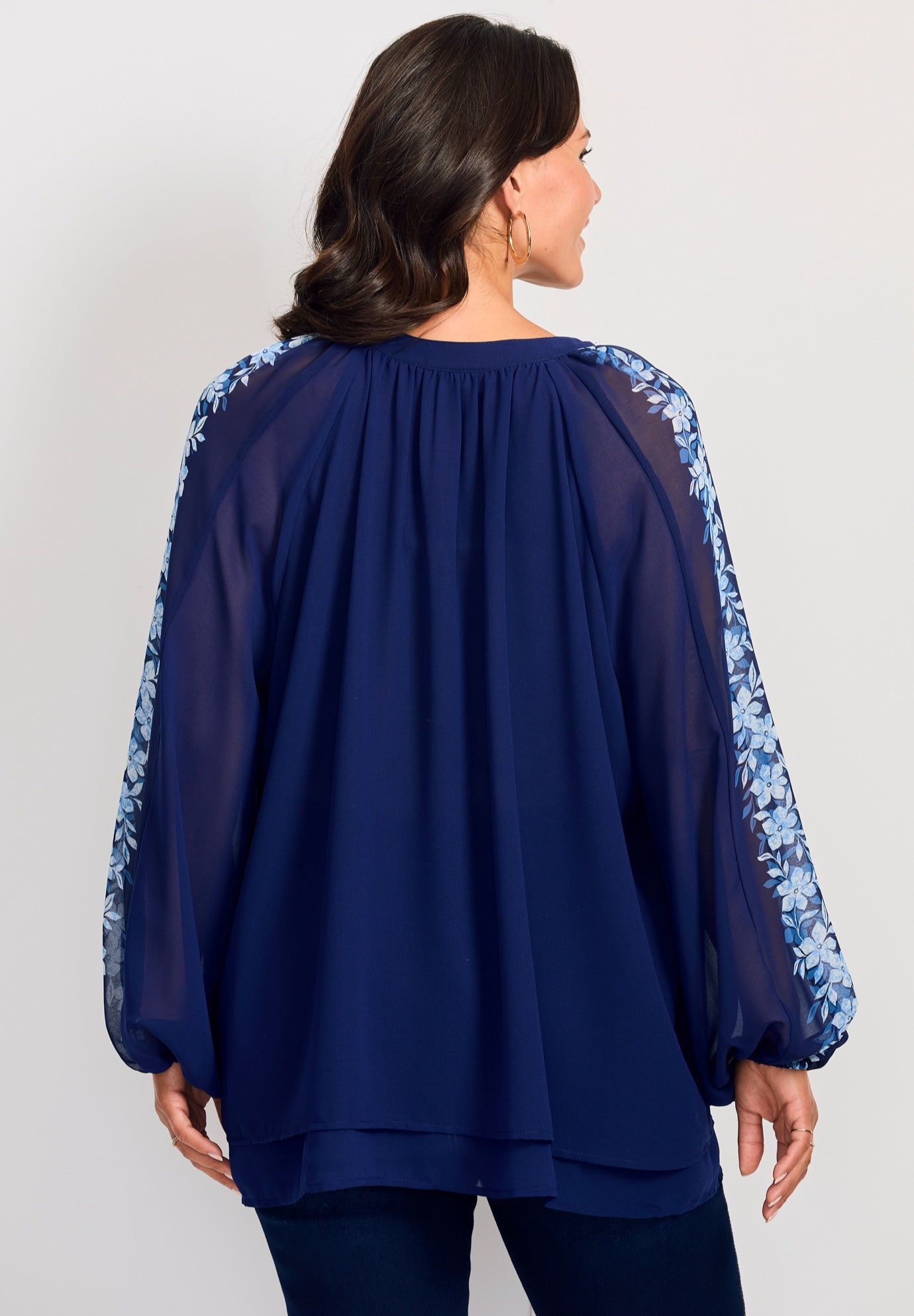 Double Layered Poet Blouse image number 2