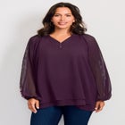 Double Layered Poet Blouse image number 1
