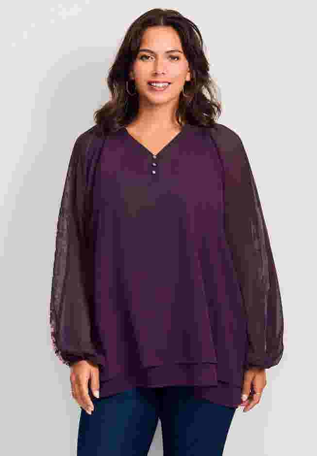 Double Layered Poet Blouse image number 0