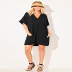 Gauze V-Neck Cover Up image number null