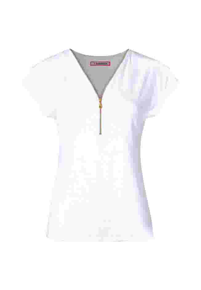 Stretch Knit Half Zip Tee image number 2