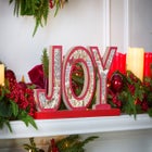 17" Laser Cut Wooden Joy Sign image number 0