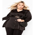 Eva Longline Gold Waist Belt Shirt image number null