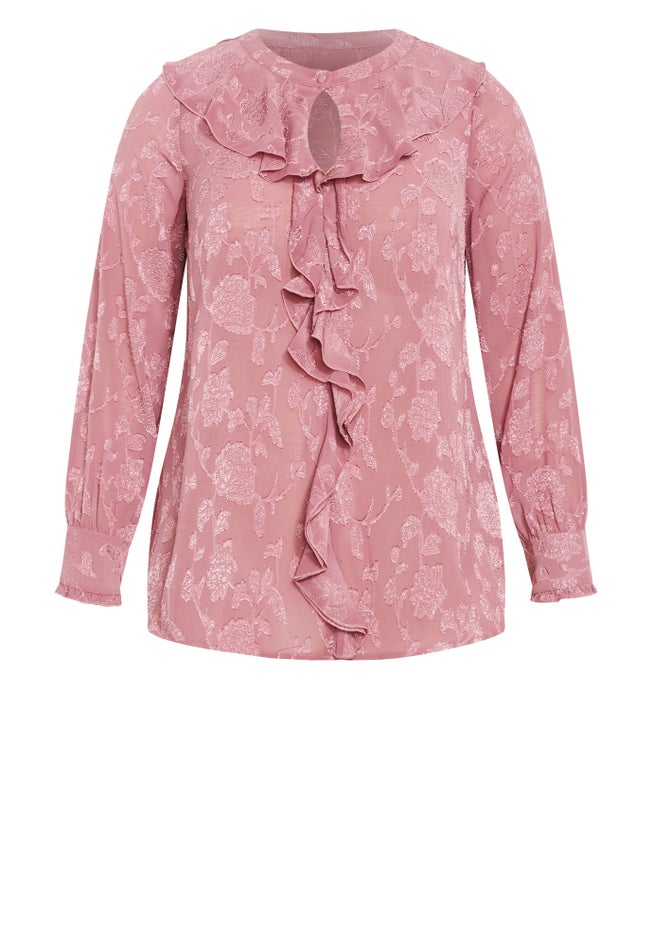 Blake Ruffle Neck Top image number 4