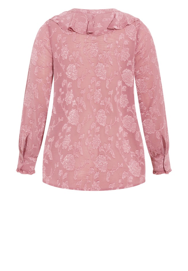 Blake Ruffle Neck Top image number 5