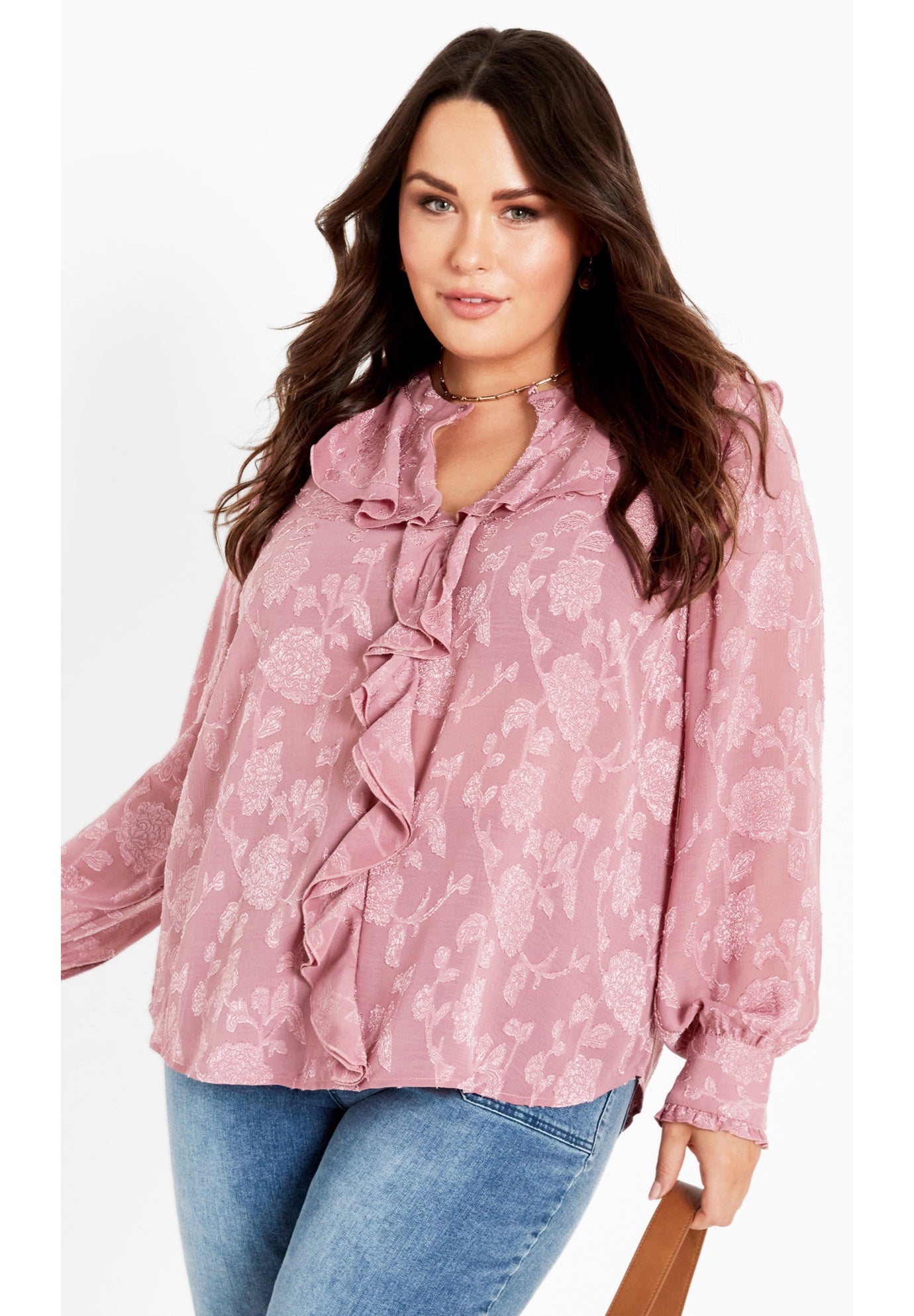 Blake Ruffle Neck Top image number 0