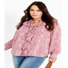 Blake Ruffle Neck Top image number null