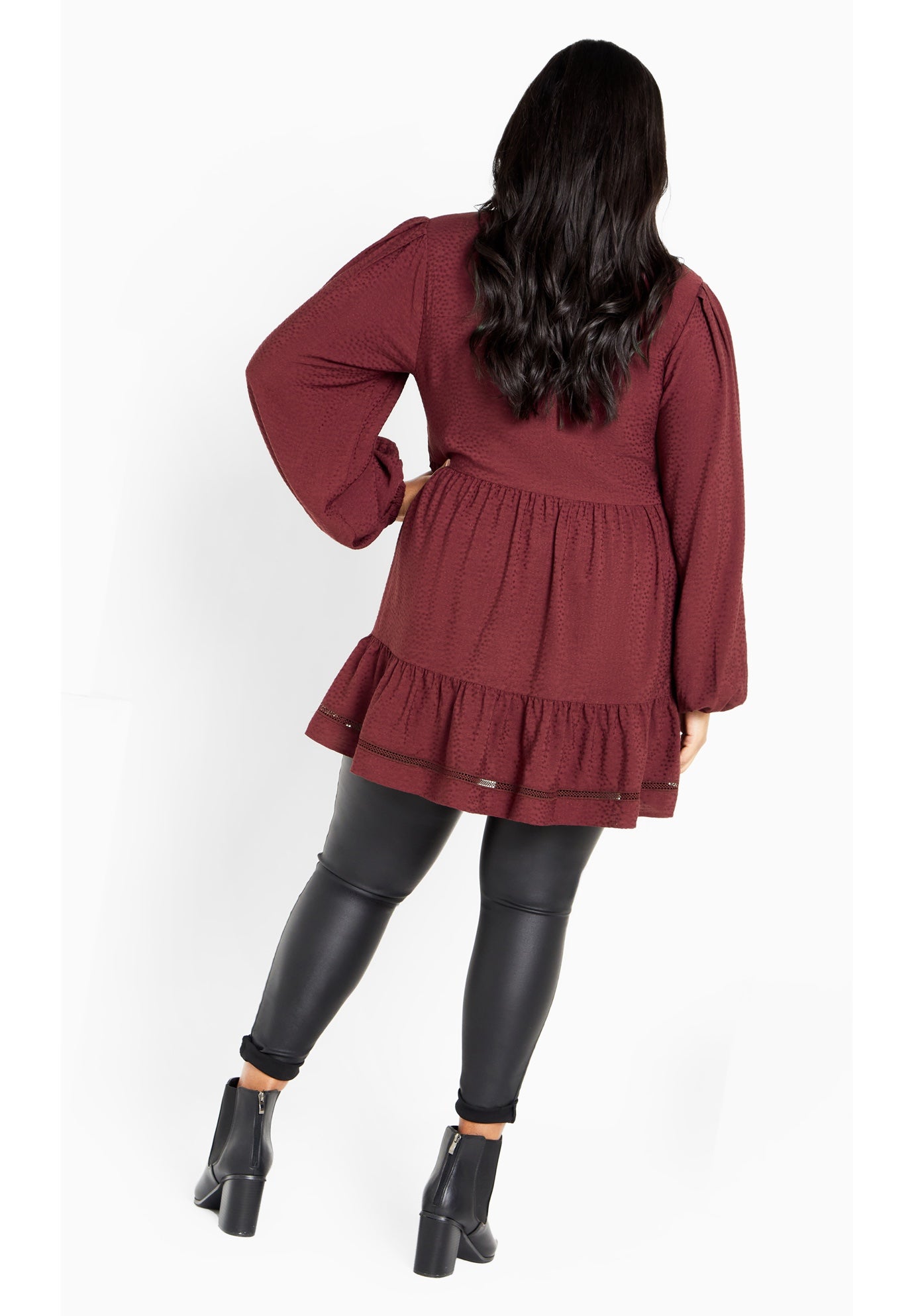 Brielle Embroidered Tunic Dress image number 3