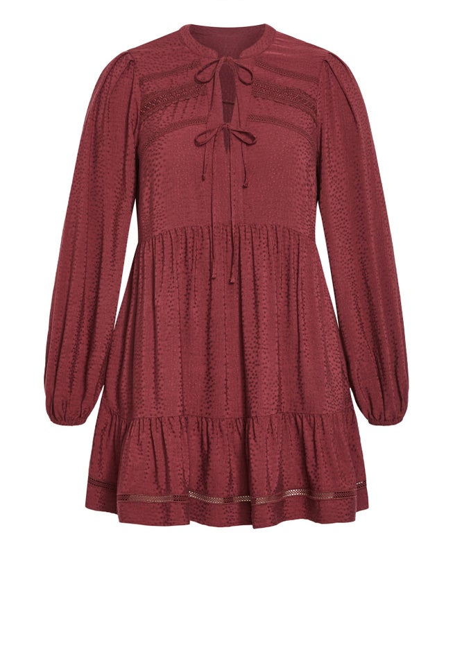 Brielle Embroidered Tunic Dress image number 4