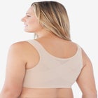 Front-Close Cotton Wireless Posture Bra image number null