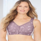 Front-Close Cotton Wireless Posture Bra image number null