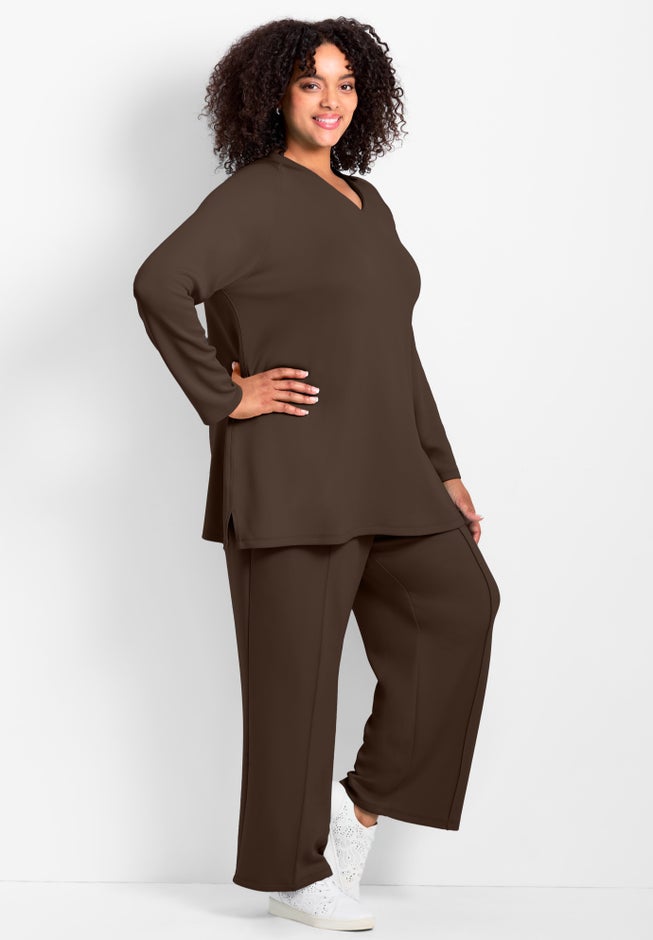 V-Neck Tunic Top image number 3