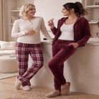 Flannel Sleep Pant With Drawstring Waist image number 3
