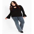 Zoe Ribbed Knit Sweater image number null