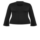 Zoe Ribbed Knit Sweater image number null