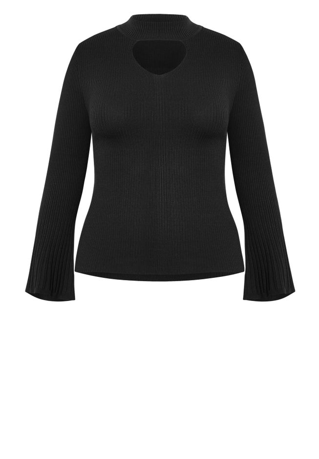 Zoe Ribbed Knit Sweater image number 4