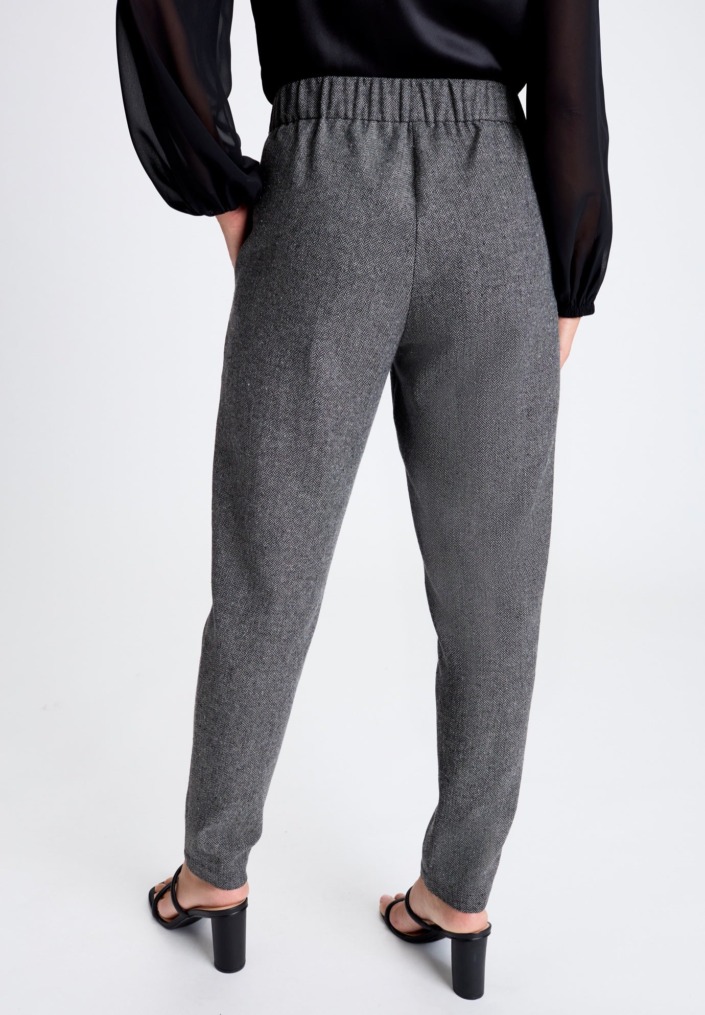 Herringbone Straight Leg Pant image number 2