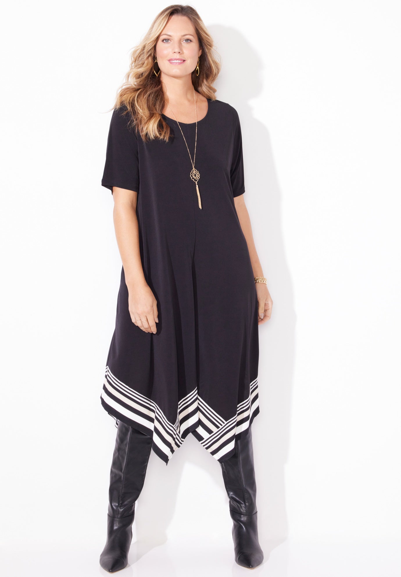 Stoneywood Stripe A-Line Dress (With Pockets) image number 0