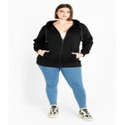 Felicity Zip Up Hood Fleece Jacket image number null