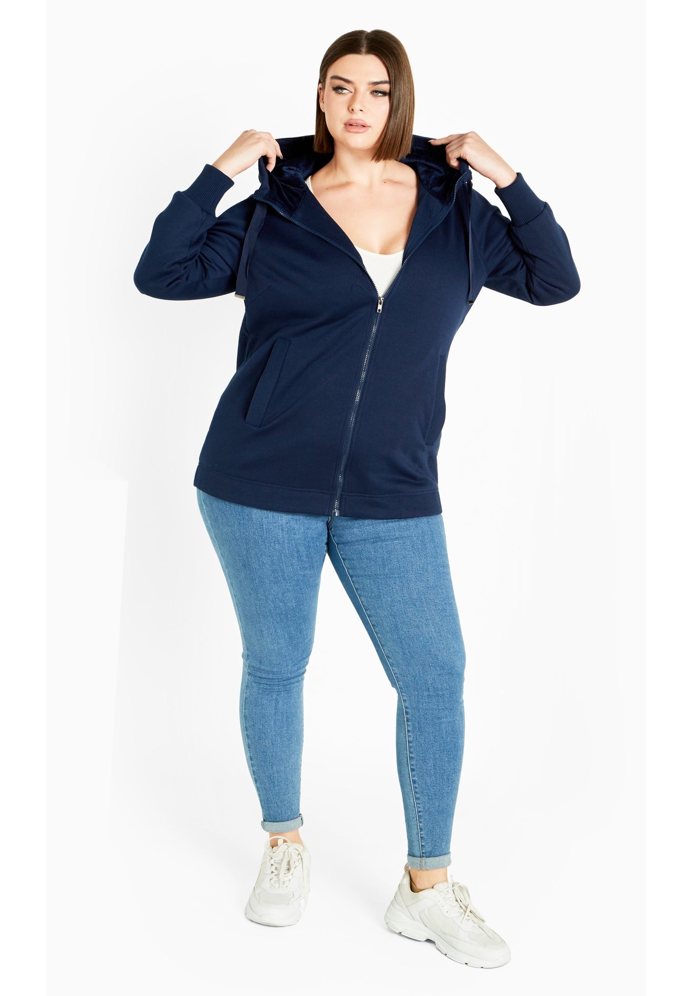 Felicity Zip Up Hood Fleece Jacket image number 2