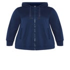 Felicity Zip Up Hood Fleece Jacket image number null