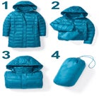 Long Packable Puffer Jacket image number 4