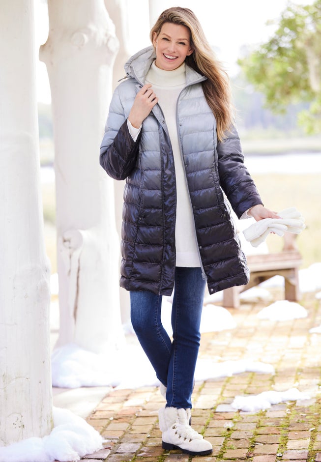 Long Packable Puffer Jacket image number 5