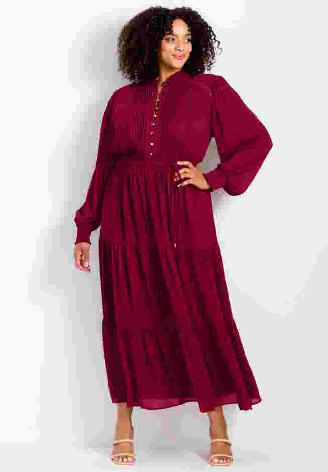 Jasmine Long Sleeve Tiered Maxi Dress image number 0